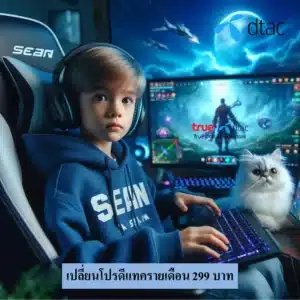 เปลี่ยนโปรดีแทครายเดือน 299