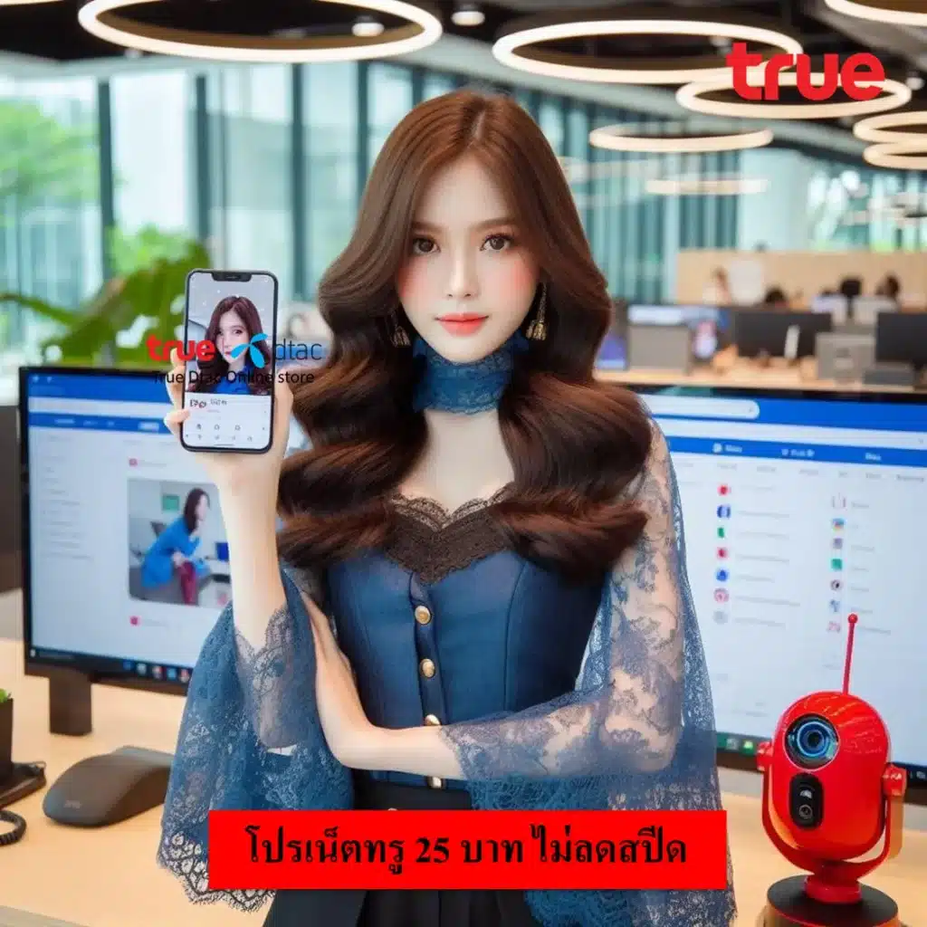 เน็ตทรู 25 บาท ไม่ลดสปีด